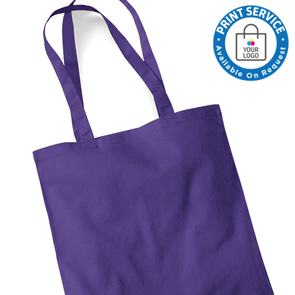 Purple canvas on sale tote bags